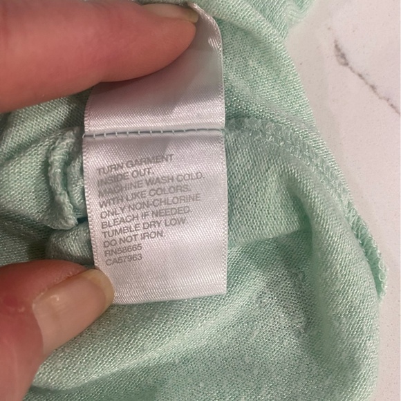 Zella So Graceful Athletic Top‎ Ruched Long Sleeve Mint Green Medium - Picture 6 of 12